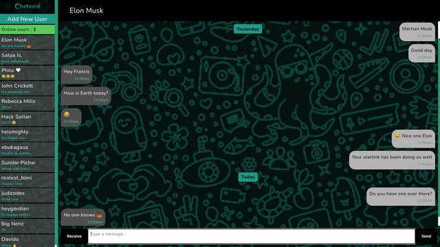 Preview banner of Chatvoid