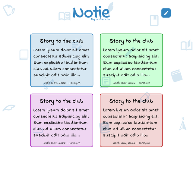 Preview banner of Notie